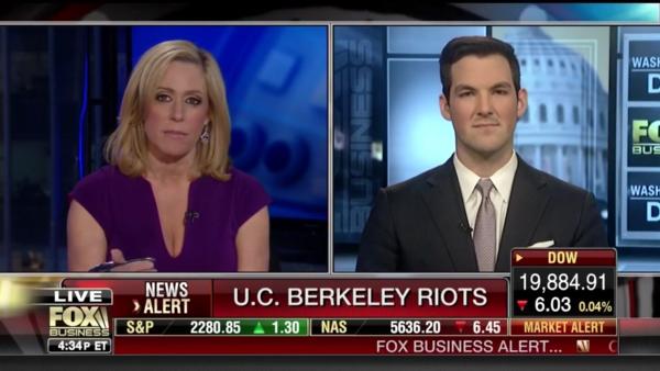 Campus Reform Reporter Discusses Berkeley Riots on Fox